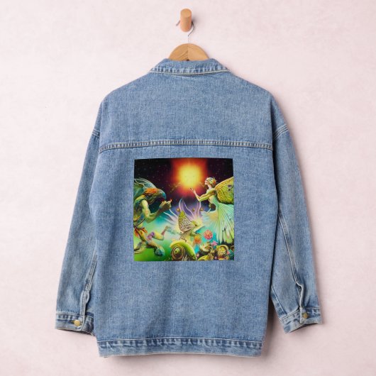 Eine Zeit, in der Ölgemälde in Umlauf gebracht wer Jeansjacke (Hangar)