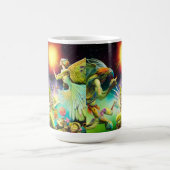 Eine Zeit, in der Ölgemälde in Umlauf gebracht wer Kaffeetasse (Mittel)