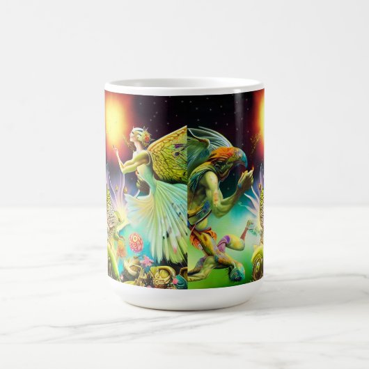 Eine Zeit, in der Ölgemälde in Umlauf gebracht wer Kaffeetasse (Mittel)