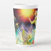 Eine Zeit, in der Ölgemälde in Umlauf gebracht wer Milchtasse (Vorderseite)