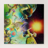 Eine Zeit, in der Ölgemälde in Umlauf gebracht wer Puzzle (Horizontal)