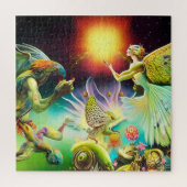 Eine Zeit, in der Ölgemälde in Umlauf gebracht wer Puzzle (Vertikal)