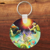 Eine Zeit, in der Ölgemälde in Umlauf gebracht wer Schlüsselanhänger (Vorderseite)