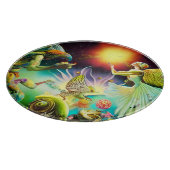 Eine Zeit, in der Ölgemälde in Umlauf gebracht wer Schneidebrett (Ecke)