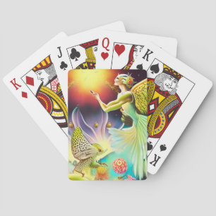 Eine Zeit, in der Ölgemälde in Umlauf gebracht wer Spielkarten