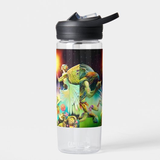 Eine Zeit, in der Ölgemälde in Umlauf gebracht wer Trinkflasche (Links)