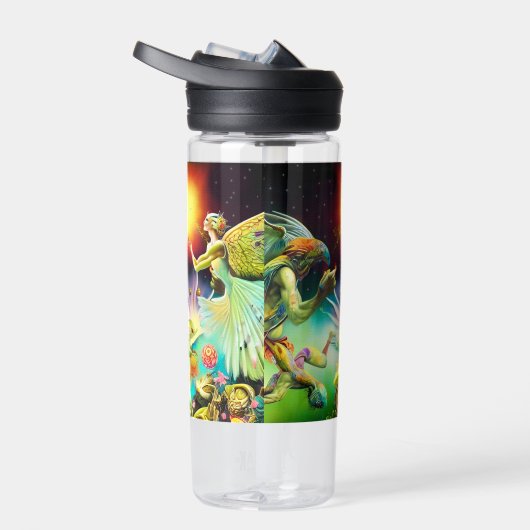 Eine Zeit, in der Ölgemälde in Umlauf gebracht wer Trinkflasche (Rechts)