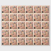 Eine zeitgenössische Abstrakte Interpretation von Geschenkpapier (Flach)