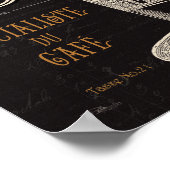 Eine zeitgenössische Tasse Kaffee Poster (Ecke)