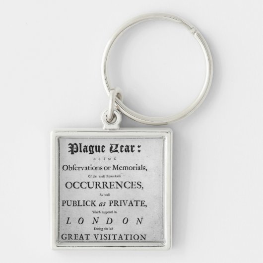 Eine Zeitschrift des Pest-Jahres, 1665 Schlüsselanhänger (Vorne)