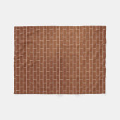 Eine Ziegelmauer Fleecedecke (Vorderseite (Horizontal))