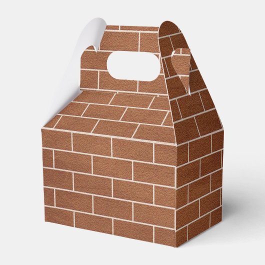 Eine Ziegelmauer-Gefälligkeitsbox Geschenkschachtel (Rückseite)