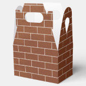 Eine Ziegelmauer-Gefälligkeitsbox Geschenkschachtel (Geöffnet)