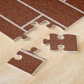 Eine Ziegelwand - Fügen Sie Ihren speziellen Text  Puzzle (Seite)