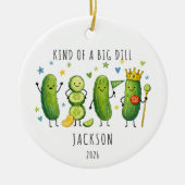Eine ziemlich große Gurke Keramik Ornament (Vorne)