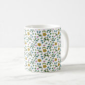 EINE ZIERLICHE BLUMEN-TASSE KAFFEETASSE (VorderseiteRechts)