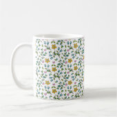 EINE ZIERLICHE BLUMEN-TASSE KAFFEETASSE (Links)