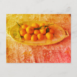 Eine Zitronenschale Postkarte