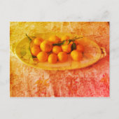 Eine Zitronenschale Postkarte (Vorderseite)