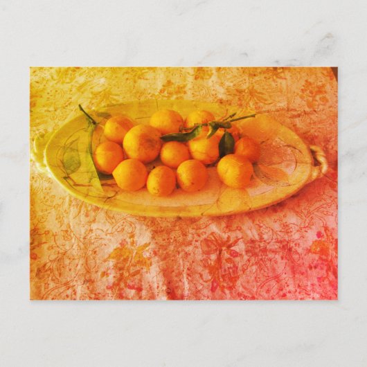 Eine Zitronenschale Postkarte (Vorderseite)