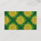 Eine Zitrusfrüchte-Blume Moderne Rustikale Blüte Platzkarte (Rückseite)