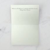 Eine Zivilisation anders als unsere Selbst Karte (Innenseite)