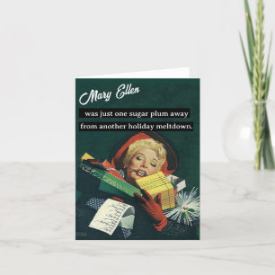 Eine Zuckerplatte weg von einer anderen Urlaubssün Feiertagskarte