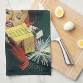 Eine Zuckerplatte weg von einer anderen Urlaubssün Geschirrtuch (Viertel Falte)