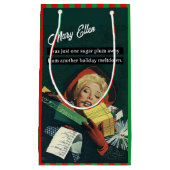 Eine Zuckerplatte weg von einer anderen Urlaubssün Kleine Geschenktüte (Vorderseite)