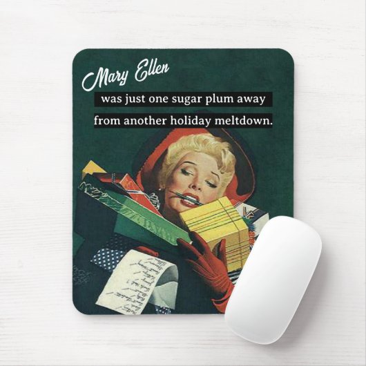 Eine Zuckerplatte weg von einer anderen Urlaubssün Mousepad (Mit Mouse)