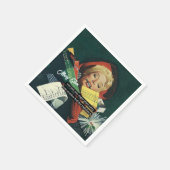 Eine Zuckerplatte weg von einer anderen Urlaubssün Serviette (Ecke)