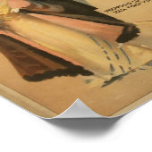 Eine zufriedene Frau Poster (Ecke)