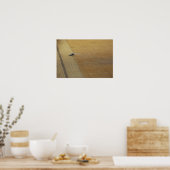 Eine Zugmaschine, die geerntet wird Poster (Küche)