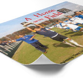 Eine Zuhause auf dem Feldposter 3 Poster (Ecke)