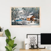 Eine Zuhause in der Wildniskirche und den Ives Poster (Heimbüro)