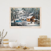 Eine Zuhause in der Wildniskirche und den Ives Poster (Küche)