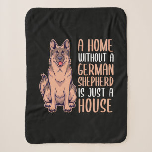 Eine Zuhause ohne deutschen Schäferhund ist eine Z Sherpadecke