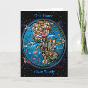 Eine Zuhause Share klug Karte