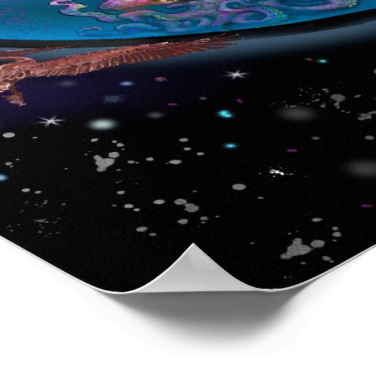 Eine Zuhause Share klug Poster (Ecke)