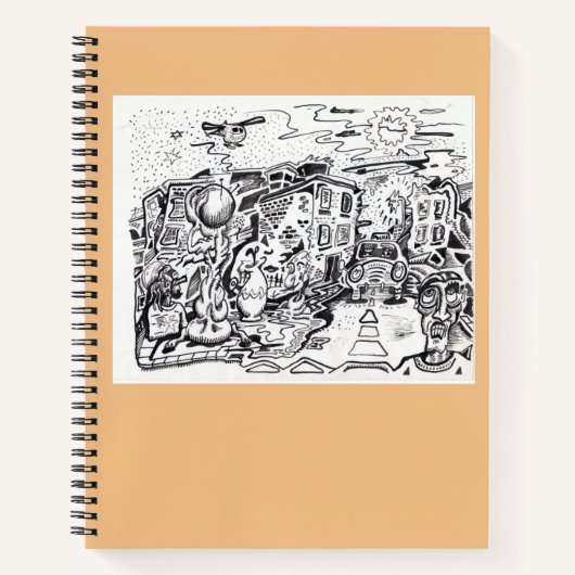 Eine Zuhause zum Spazierengehen Notizblock (Vorderseite)