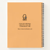 Eine Zuhause zum Spazierengehen Notizblock (Rückseite)