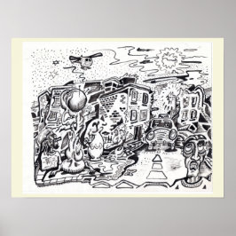 Eine Zuhause zum Spazierengehen Poster