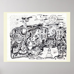 Eine Zuhause zum Spazierengehen Poster