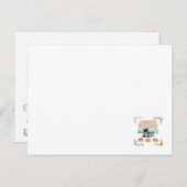 Eine Zuhause, zwei Katzen, drei Mahlzeiten, vier J Postkarte (Vorne/Hinten)