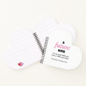 EINE ZUKUNFT FÜR FRAU Christliche Hochzeitsideen Notizblock (Innenseite)