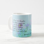 Eine Zukunft und Hoffnung - Jeremiah 29:11 Kaffeetasse (Vorderseite Links)