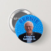 Eine Zukunft, zum herein zu glauben Button (Vorne & Hinten)