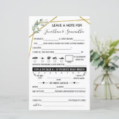 Eine zweisprachige Goldhochzeit im Grünen verlasse (Stehend Vorderseite)