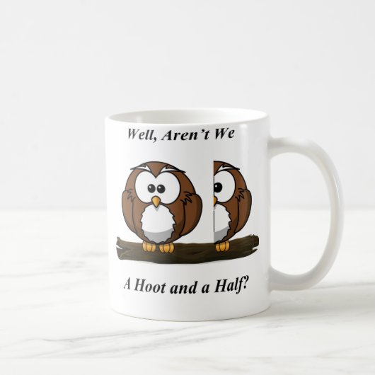 Eineinhalb Hoot Kaffeetasse (Rechts)