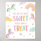 Eineisig, du bist süß nehmen Sie eine Leckerei Mäd Poster (Vorne)